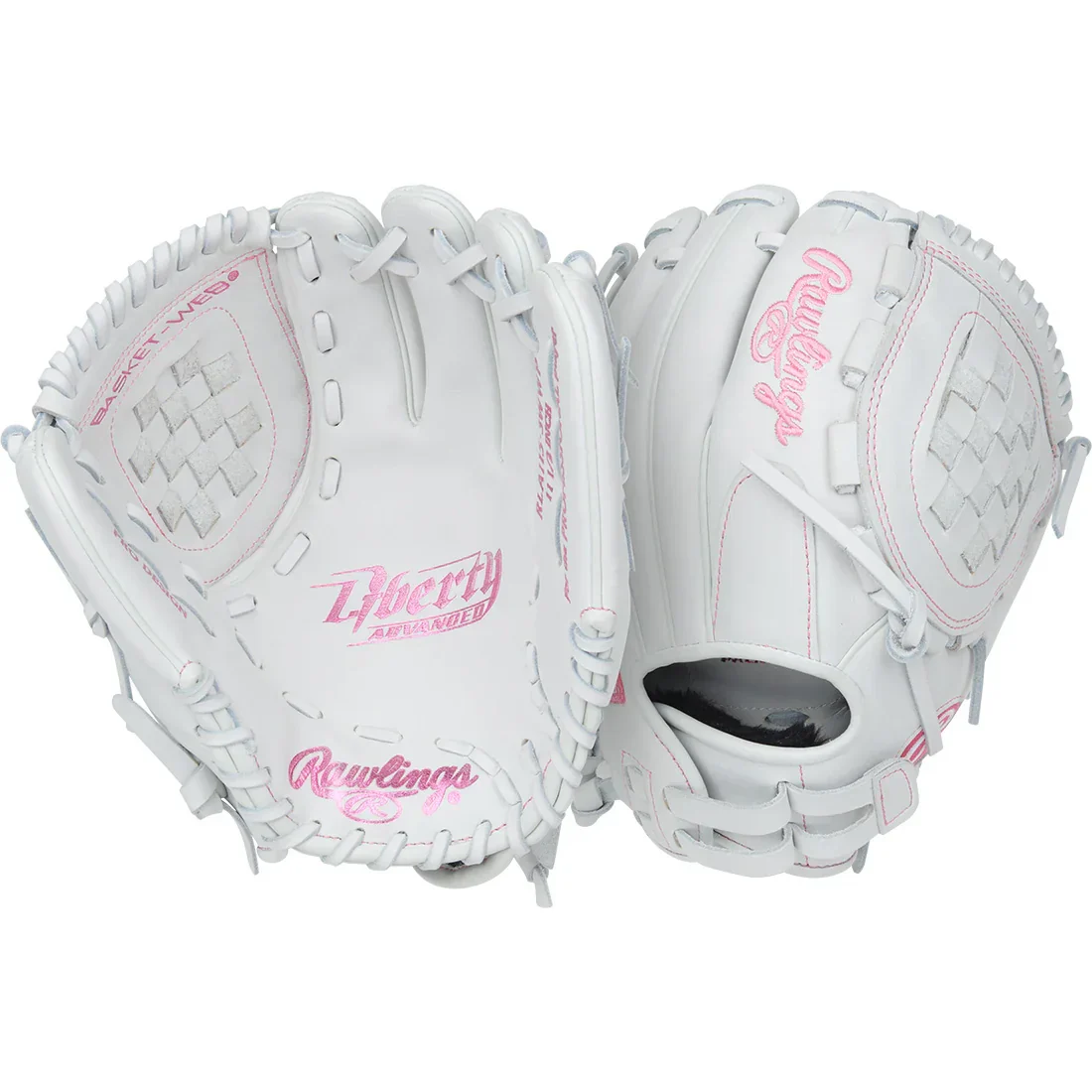 Rawlings Liberty Advanced 11.5" Fastpitch Softball Glove: RLA115-3WWP - Image 5