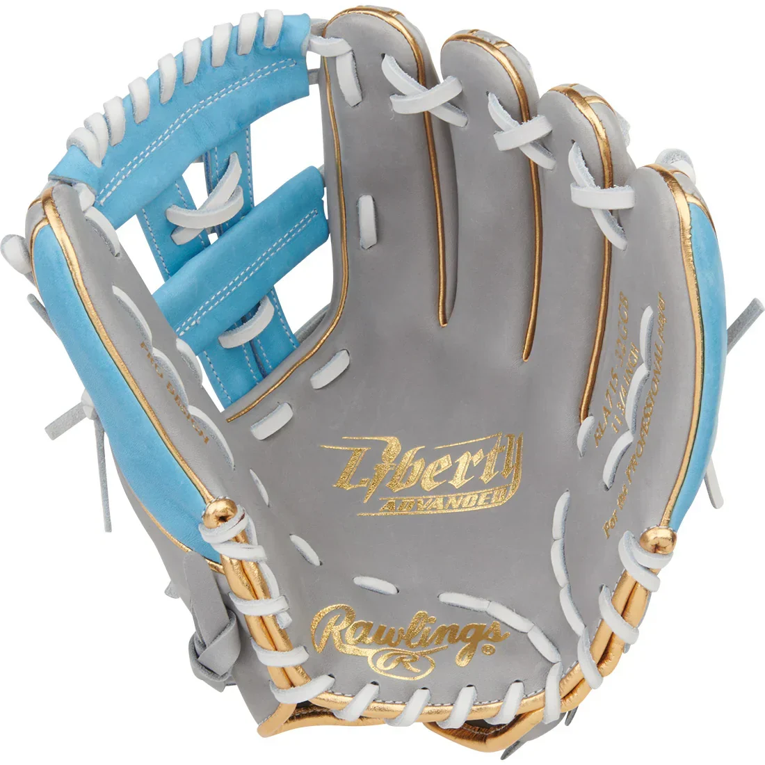 Rawlings Liberty Advanced 11.75" Fastpitch Softball Glove: RLA715-32GCB - Image 2