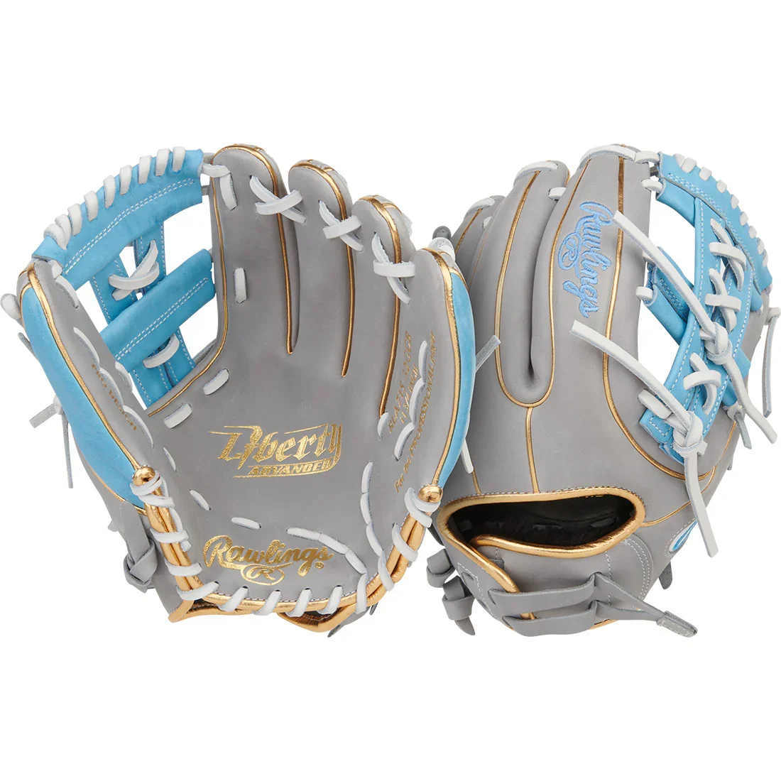Rawlings Liberty Advanced 11.75" Fastpitch Softball Glove: RLA715-32GCB - Image 5