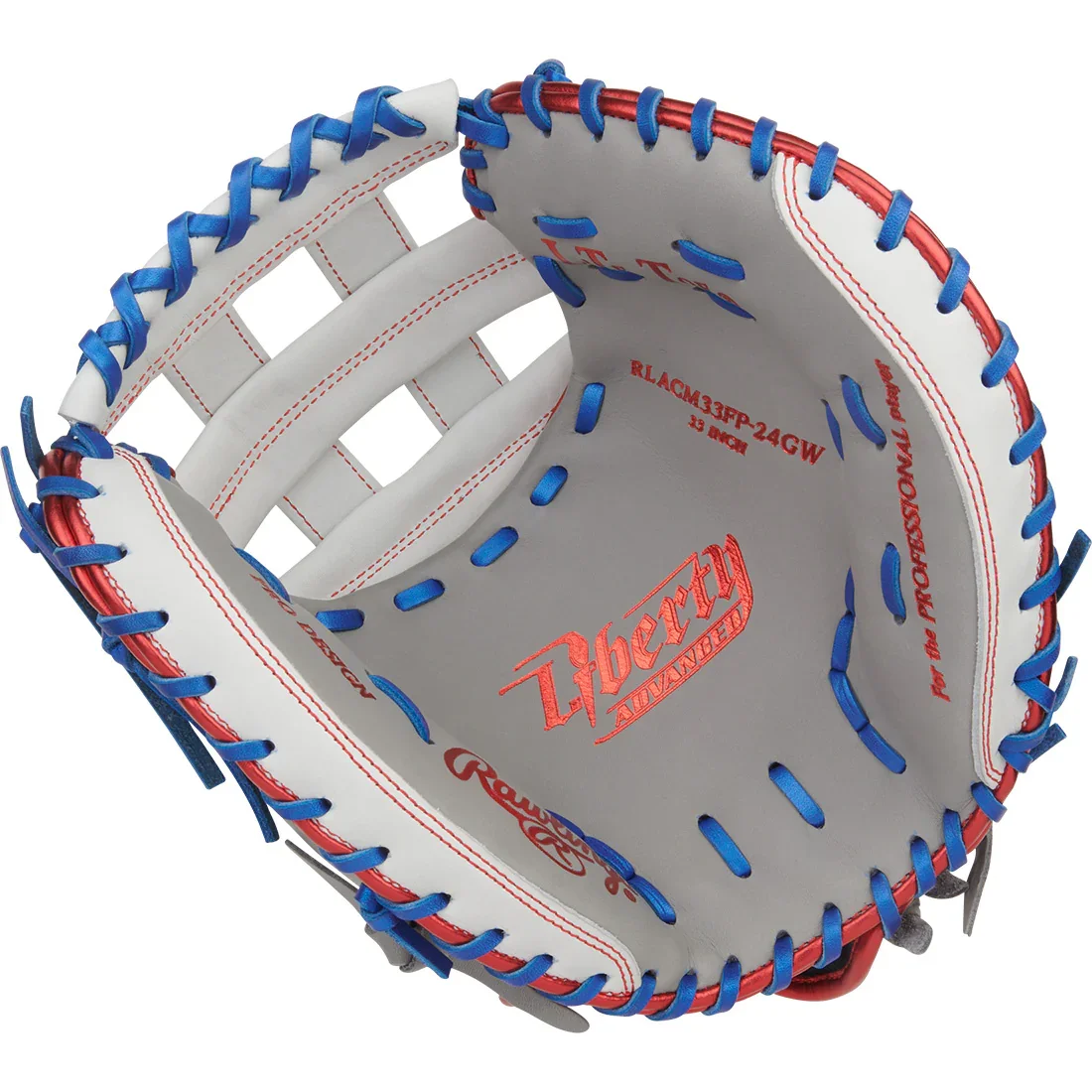 Rawlings Liberty Advanced 33" Fastpitch Softball Catchers Mitt: RLACM33FP-24GW - Image 2