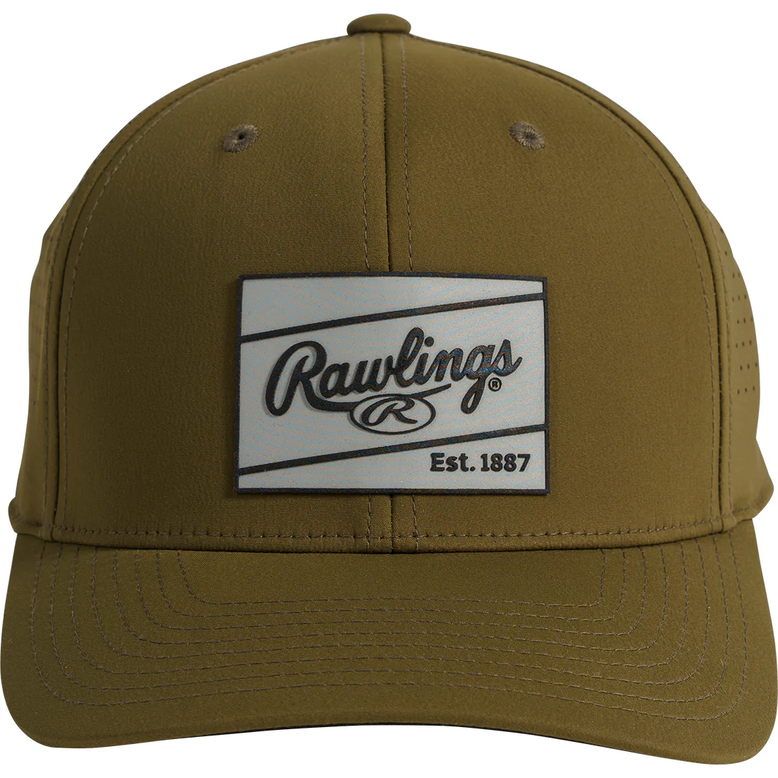 Rawlings Performance Snapback Hat: Military Green - Image 2