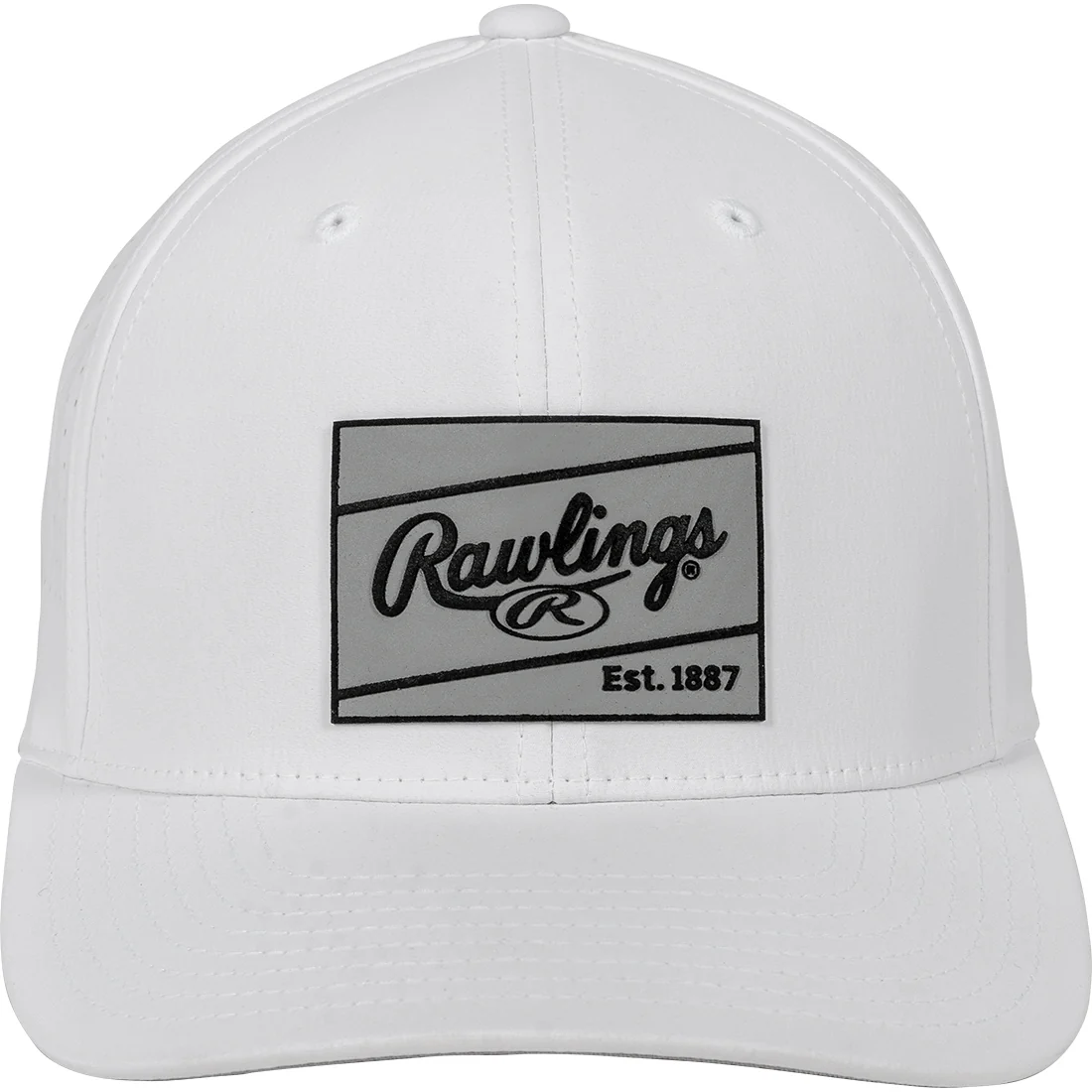 Rawlings Performance Snapback Hat: White - Image 2