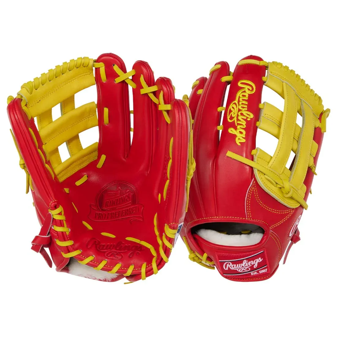 Rawlings Pro Preferred 12.75" Outfield Baseball Glove: PROS3039-6S - Image 2