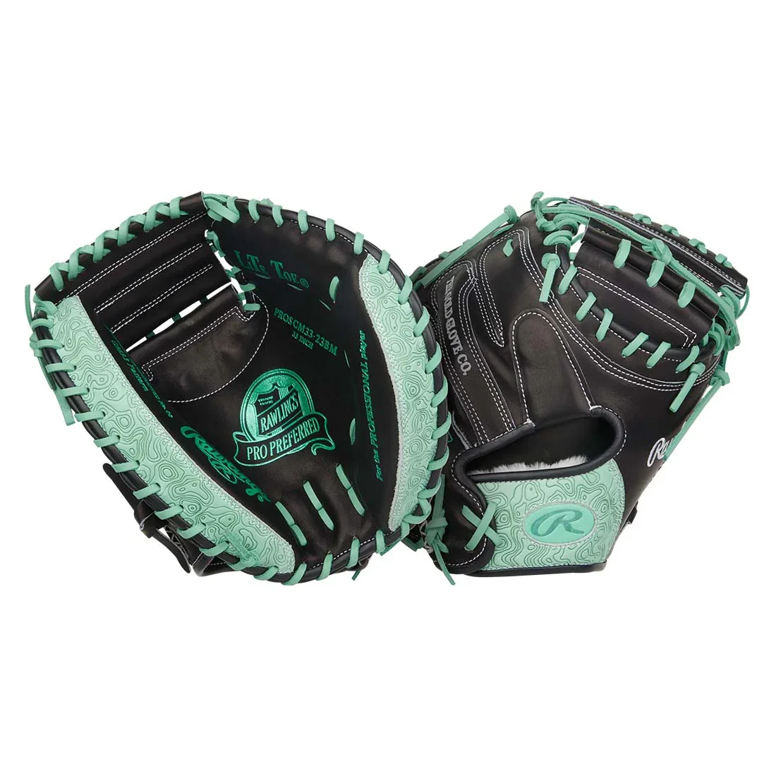 Rawlings Pro Preferred 33" Baseball Catcher's Mitt: PROSCM33-23BM - Image 2