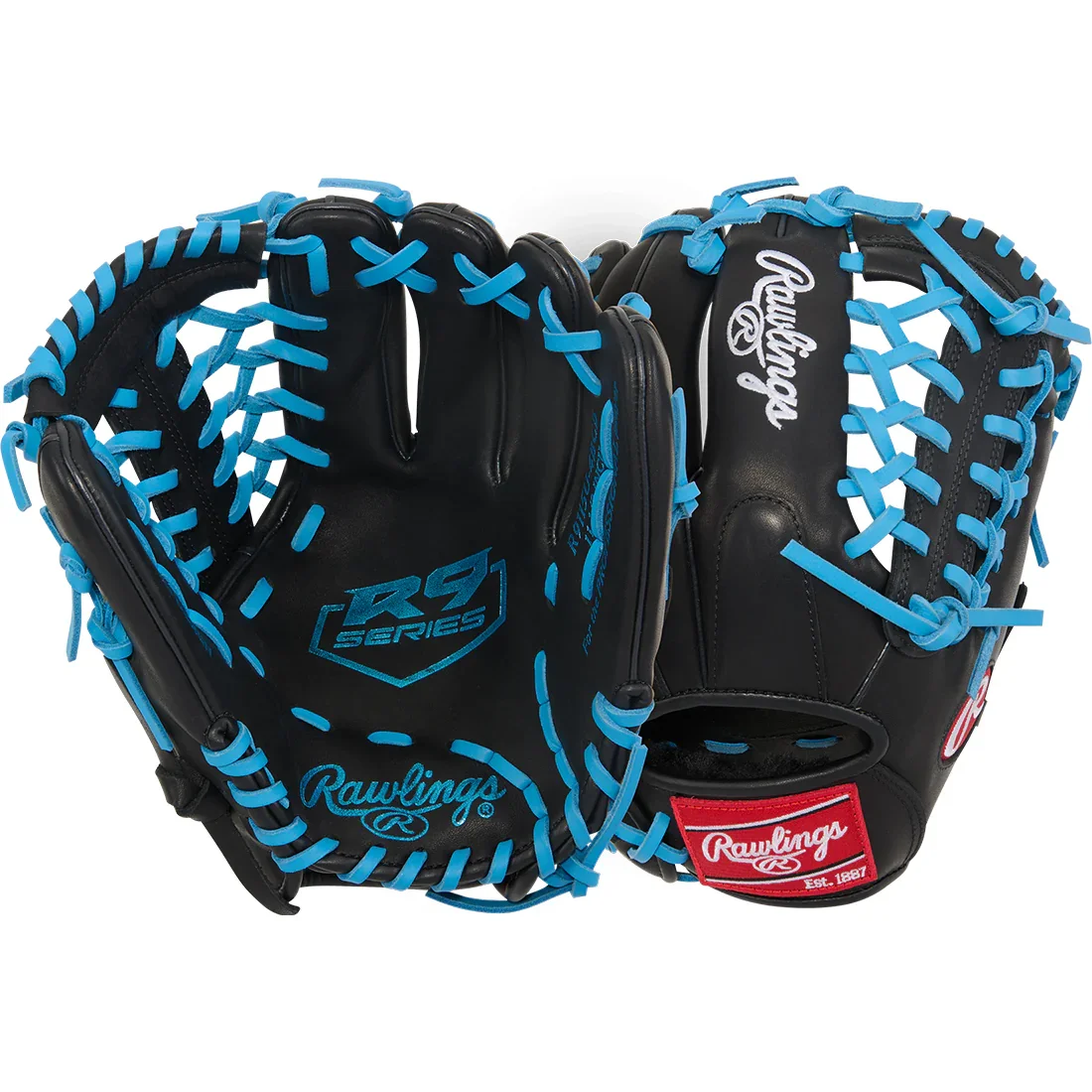 Rawlings R9 Contour 11.5" Infield Baseball Glove: R9115U-4BCB - Image 5