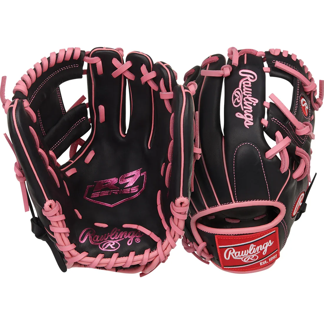 Rawlings R9 Series 11.5" Infield Baseball Glove: R9204-2BP - Image 5