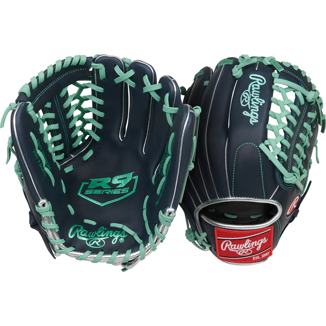 Rawlings R9 Series 11.75" Infield Baseball Glove: R9205-4N - Image 5