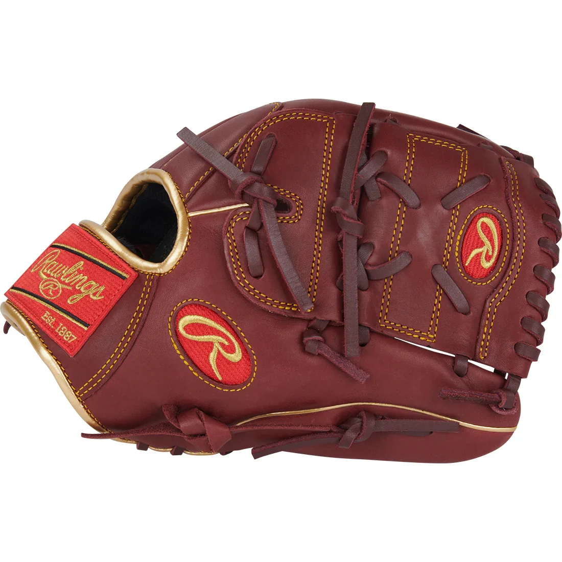 Rawlings R9 Series 12" Infield/Pitcher's Baseball Glove: R9206-9SH - Image 3