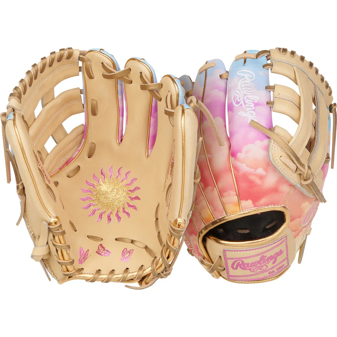 Rawlings Sierra Romero Heart of the Hide 12" Fastpitch Softball Glove: PROSR32C - Image 5
