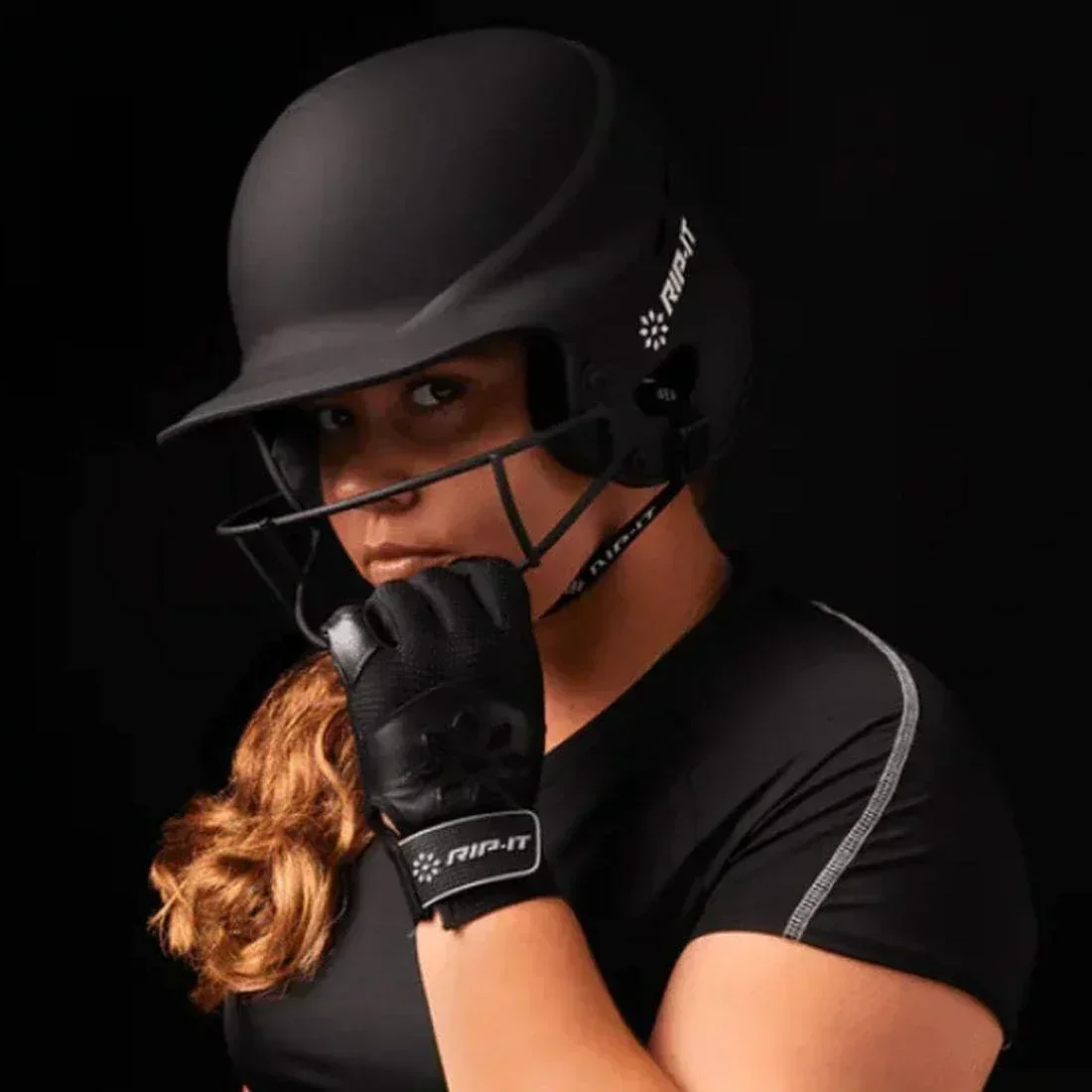 RIP-IT Vision Pro Matte Fastpitch Softball Batting Helmet - Image 2