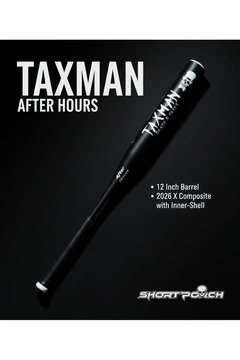 Short Porch Tax Man After Hours 12" 1PC End Loaded USA Slowpitch Softball Bat - Image 3