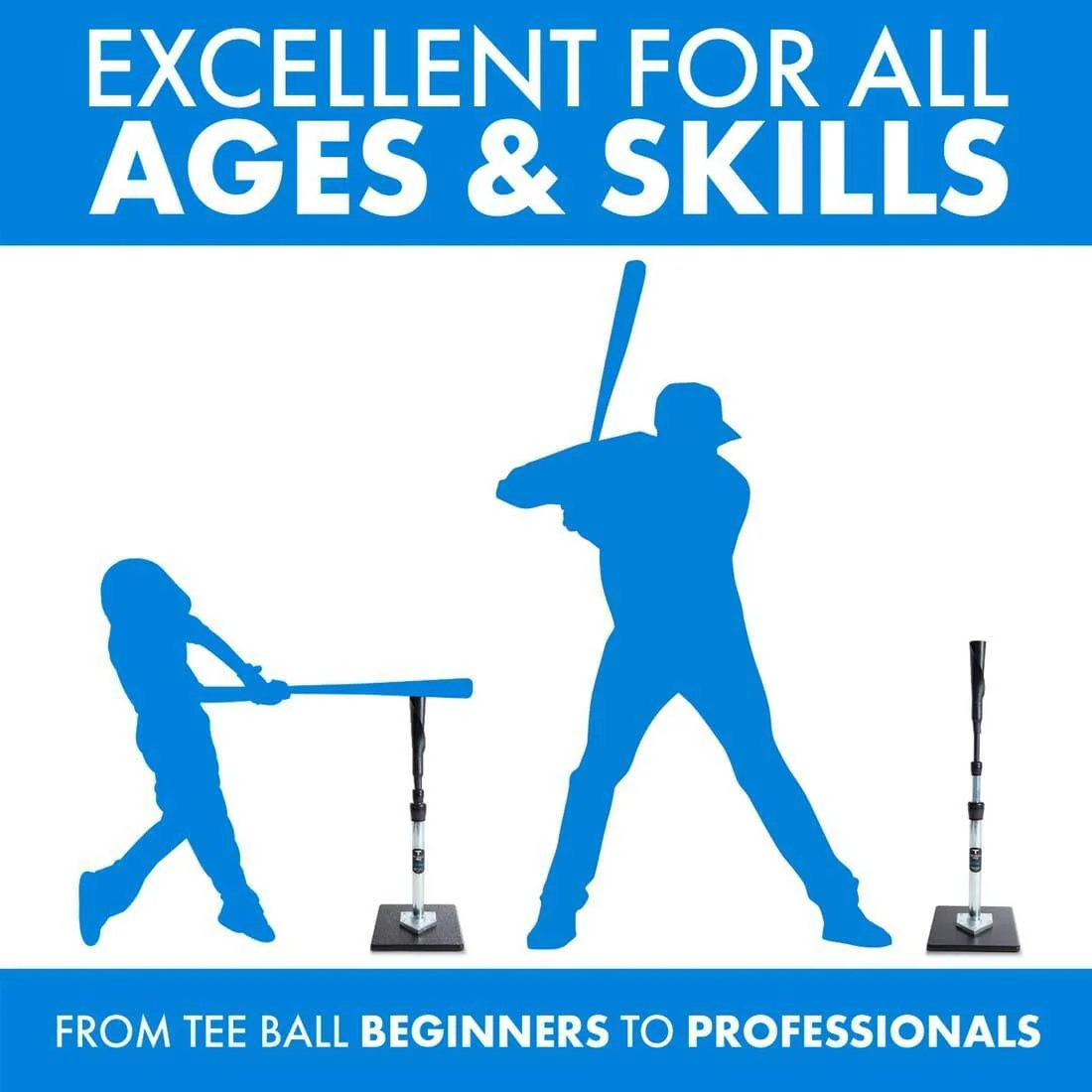 Tanner Tee the Original 26"-43" Adjustable Batting Tee (Adult/Standard): TT001 - Image 3