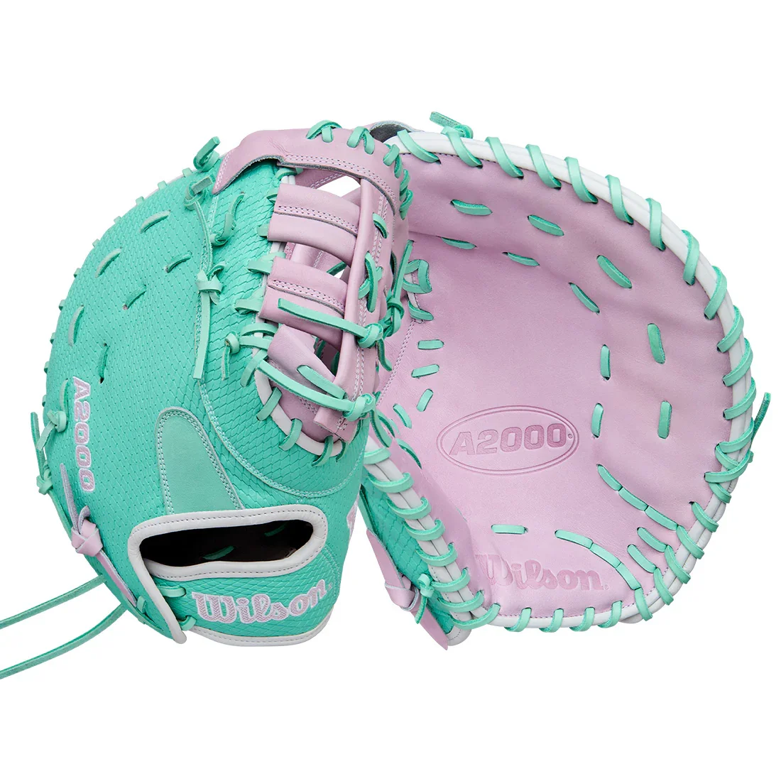 Wilson A2000 1620FPSS 12.5" Winter Collection Fastpitch First Base Mitt: WBW103949125 - Image 10