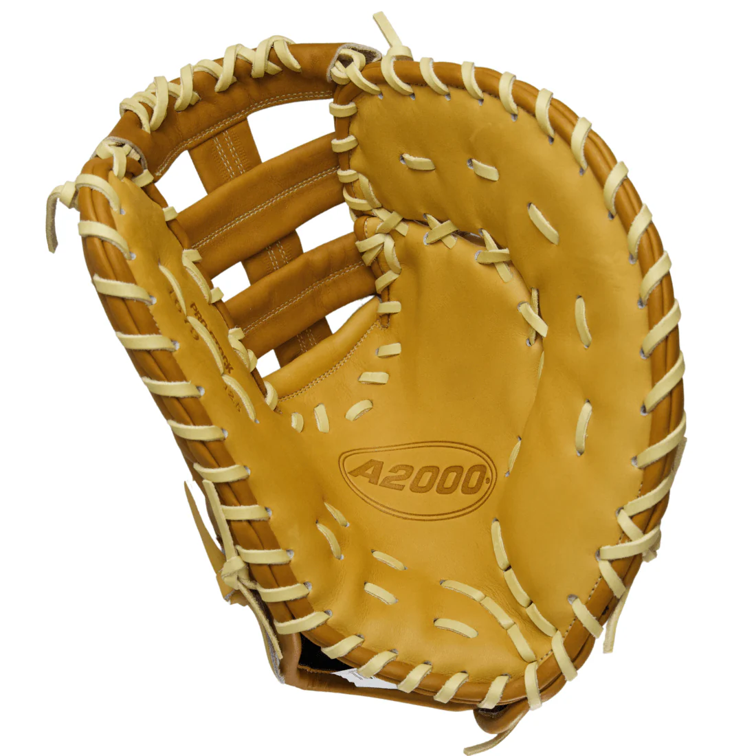 Wilson A2000 1679  LE 12.5" Baseball First Base Mitt: Tan / Saddle - Image 2