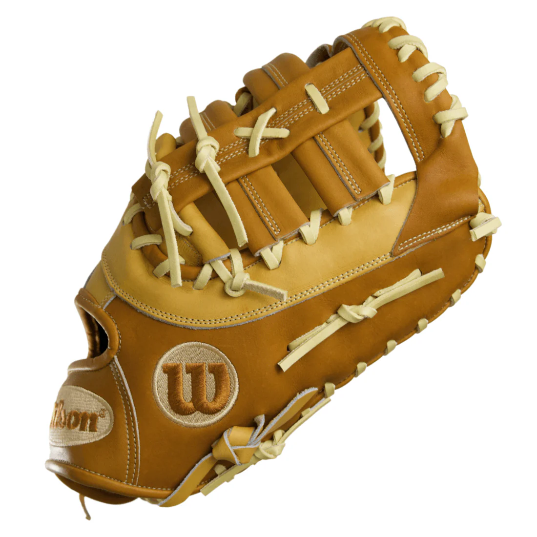 Wilson A2000 1679  LE 12.5" Baseball First Base Mitt: Tan / Saddle - Image 5