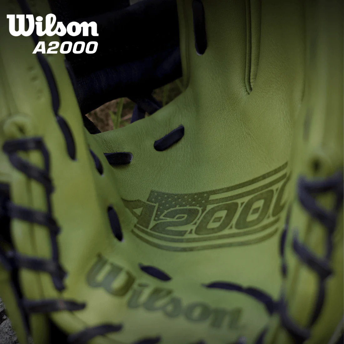 Wilson A2000 1786 "Standard Issue" 11.5" Infield Baseball Glove (Military Green) - Image 14