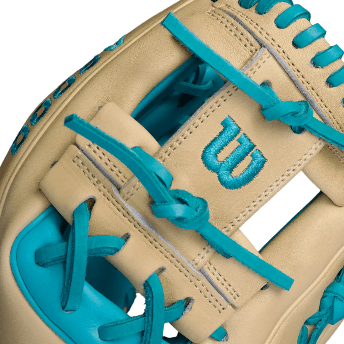 Wilson A2000 1786 "Oasis" 11.5" Infield Baseball Glove (Blonde / Seafoam) - Image 6