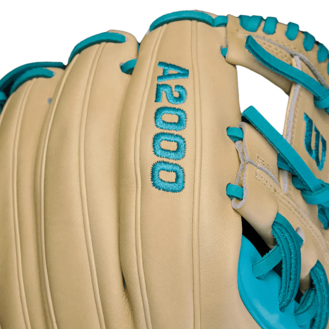 Wilson A2000 1786 "Oasis" 11.5" Infield Baseball Glove (Blonde / Seafoam) - Image 7