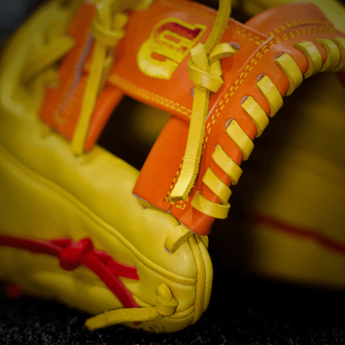 Wilson A2000 1786 "Sunburst" 11.5" Infield Baseball Glove (Yellow/Orange/Red) - Image 11