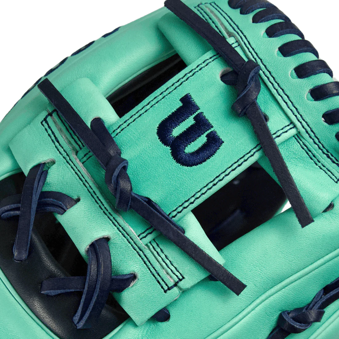 Wilson A2000 LE 1786 11.5" Infield Baseball Glove: Seafoam / Navy - Image 5