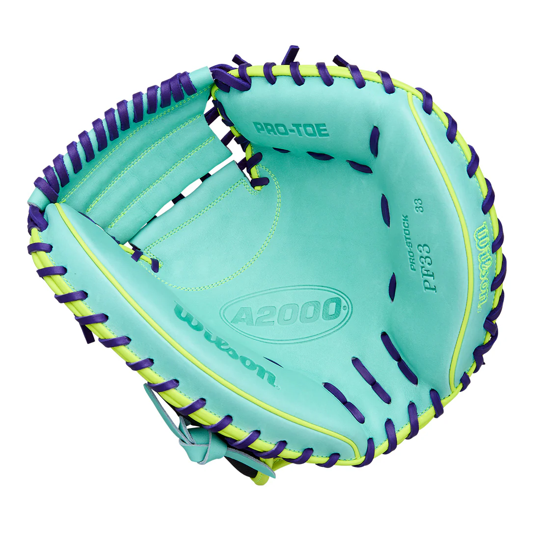 2026 Wilson A2000 PF33SS 33" Spring Collection Baseball Catcher's Mitt: WBW10414533 - Image 2