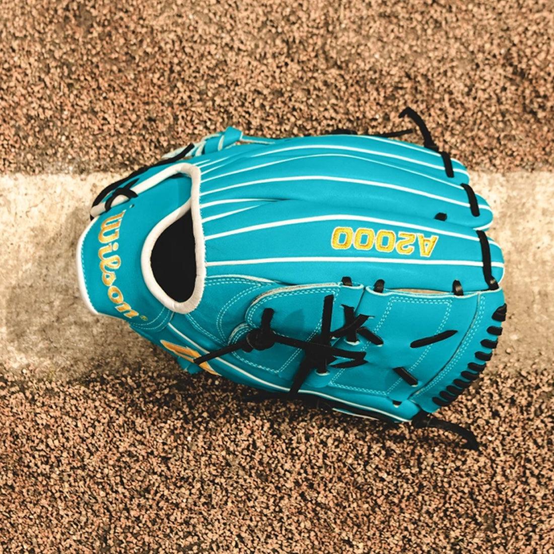 Wilson A2000 SA17 12" Spring Collection Pitcher's Baseball Glove: WBW10255012 - Image 3