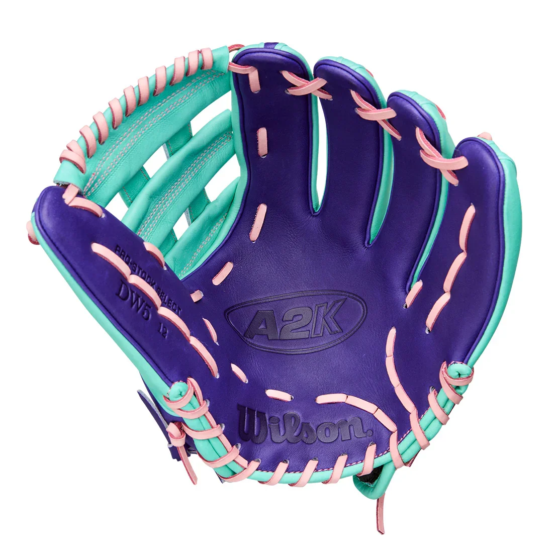 Wilson A2K DW5 12" Winter Collection Baseball Glove: WBW10395212 - Image 2